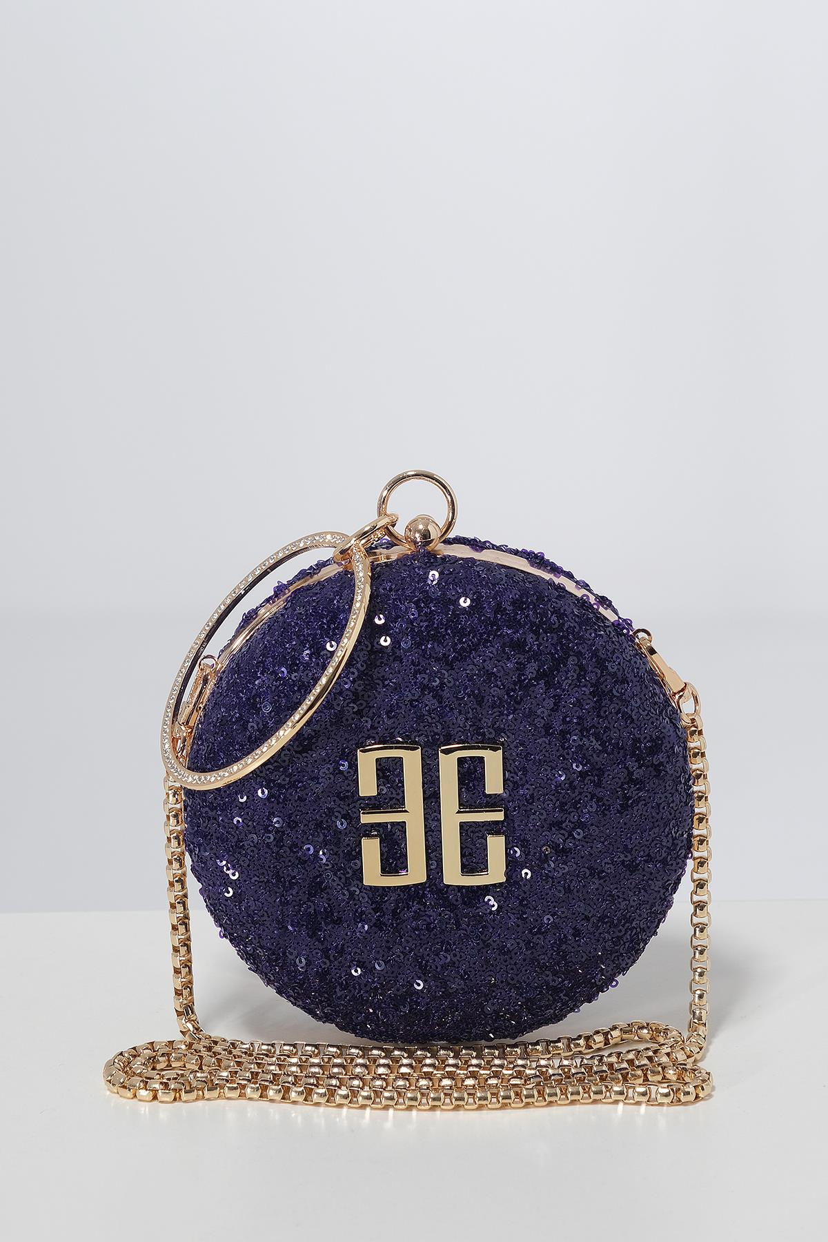 Payet Kaplama Şık Kadın Abiye Çanta