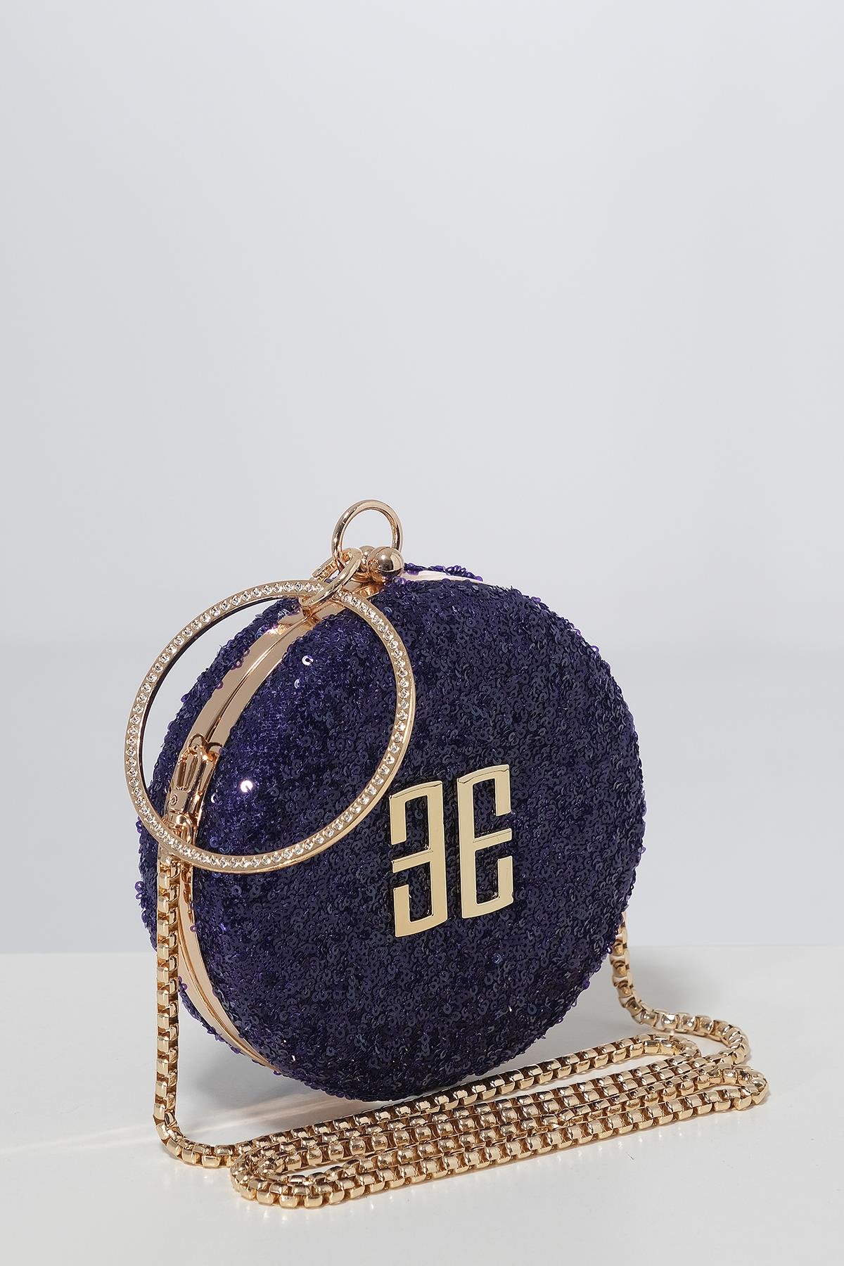 Payet Kaplama Şık Kadın Abiye Çanta