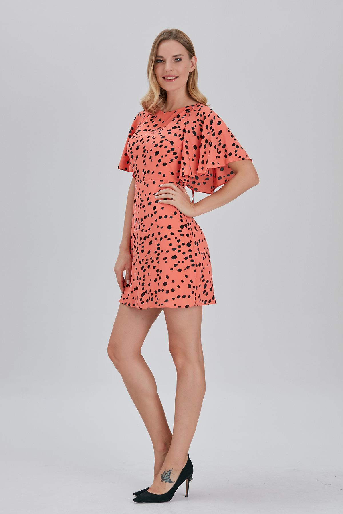 Puantiye Desenli Elbise