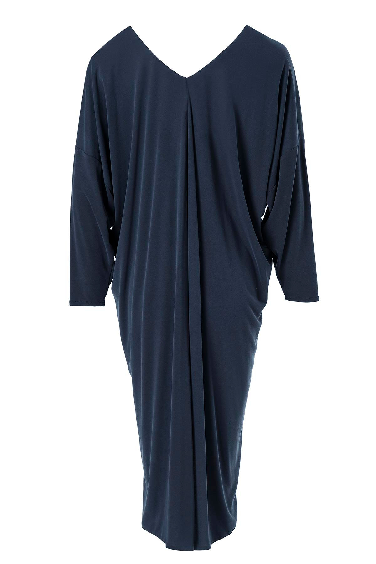 V Yaka Oversize Elbise