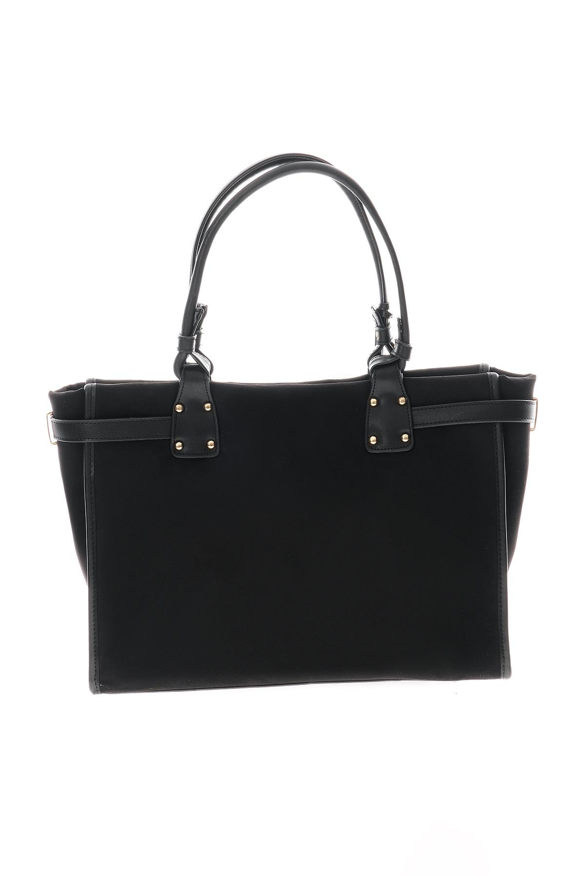 Vegan Deri Aksesuarlı Günlük Çanta