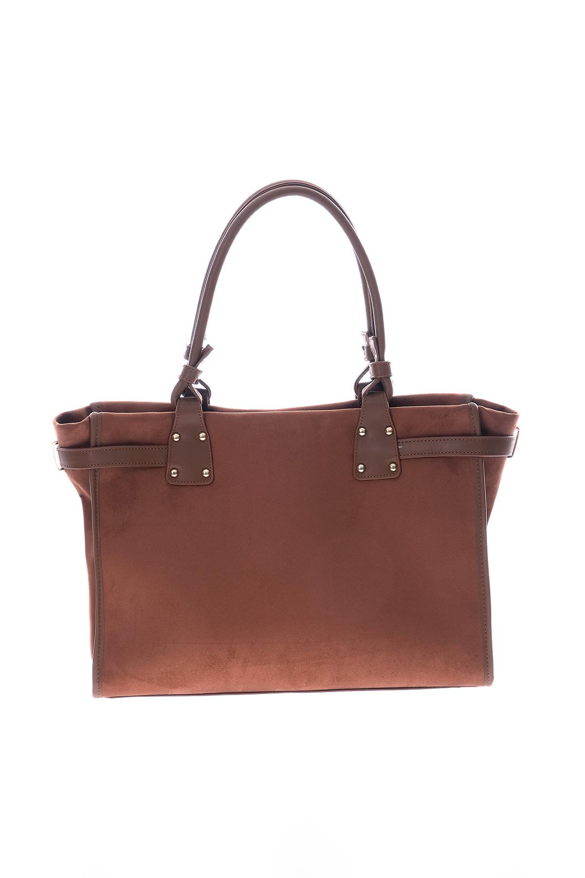 Vegan Deri Aksesuarlı Günlük Çanta