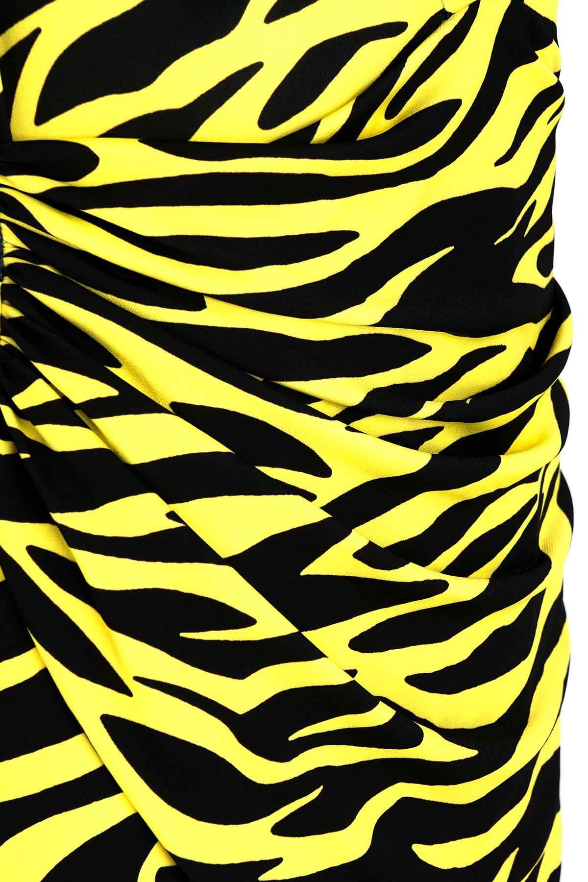 Zebra Desenli Elbise
