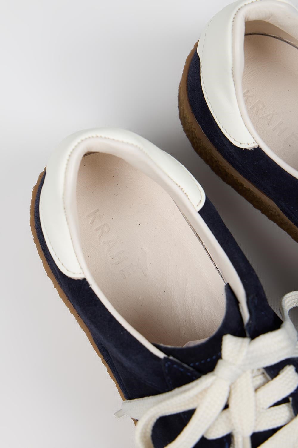 Krahe Palminteri 2 Erkek Hakiki Deri Bağcıklı Laci-Ekru Sneakers