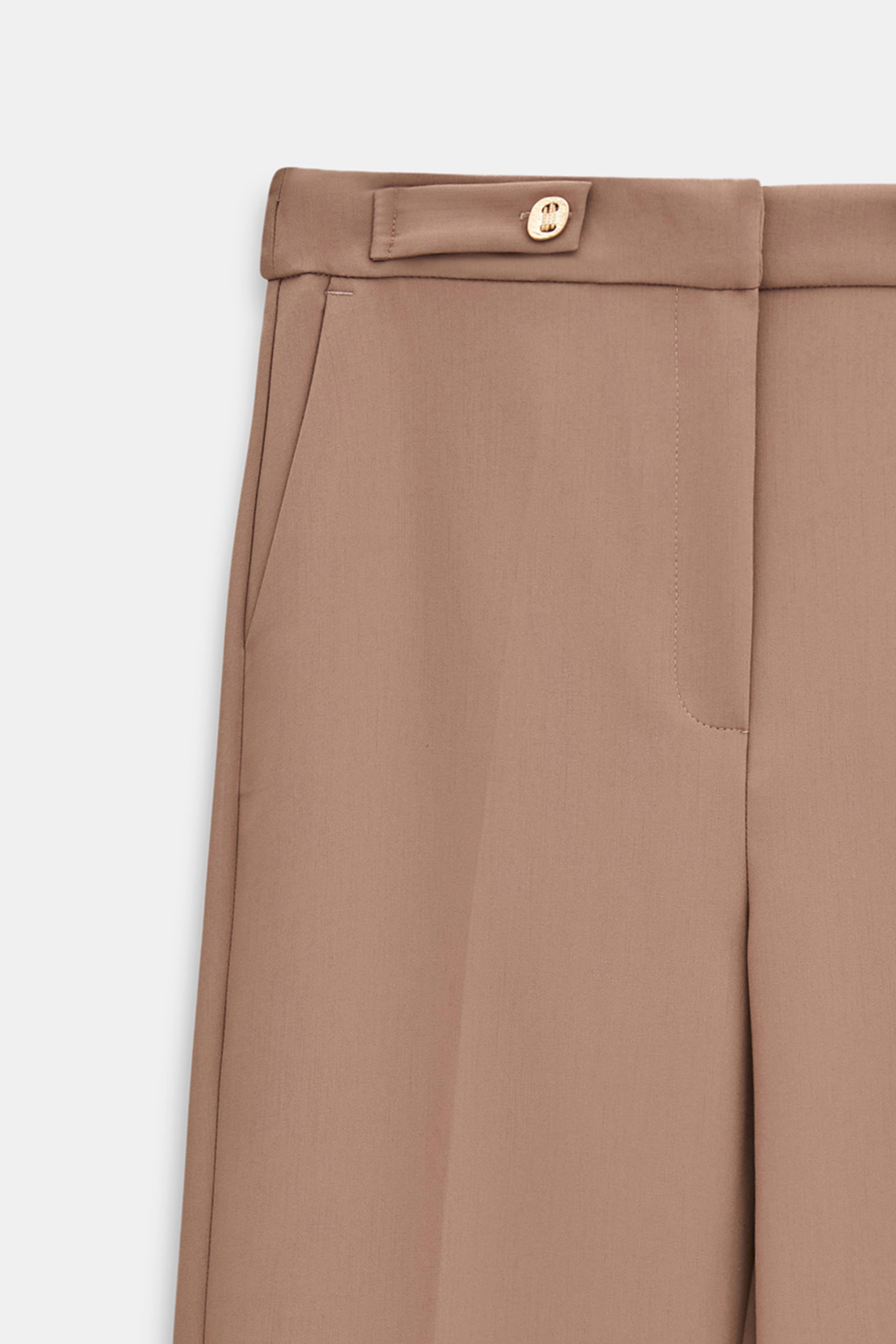 KEMERİ APOLET DÜĞME DETAYLI PANTOLON