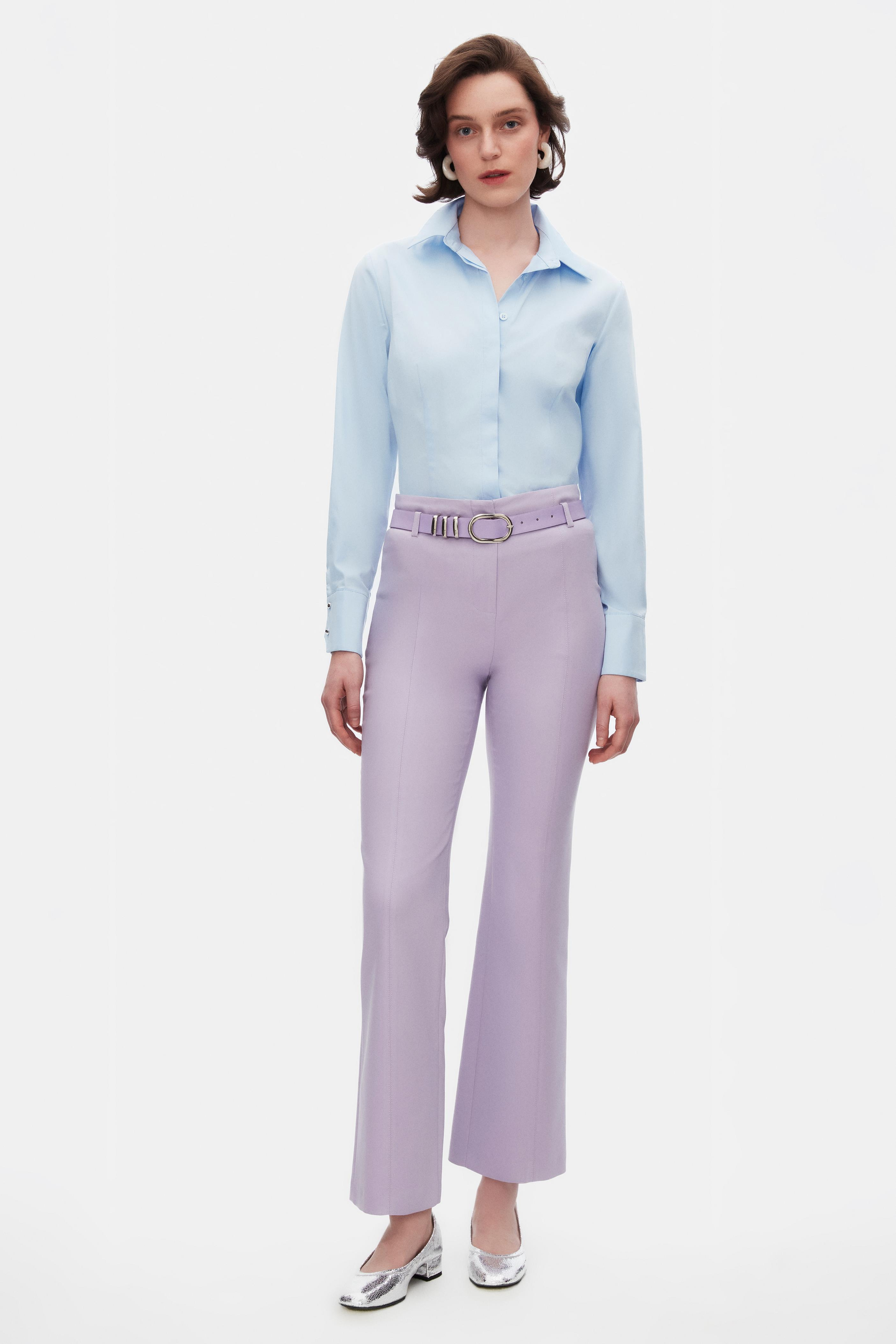 KEMERLİ FLARED PANTOLON