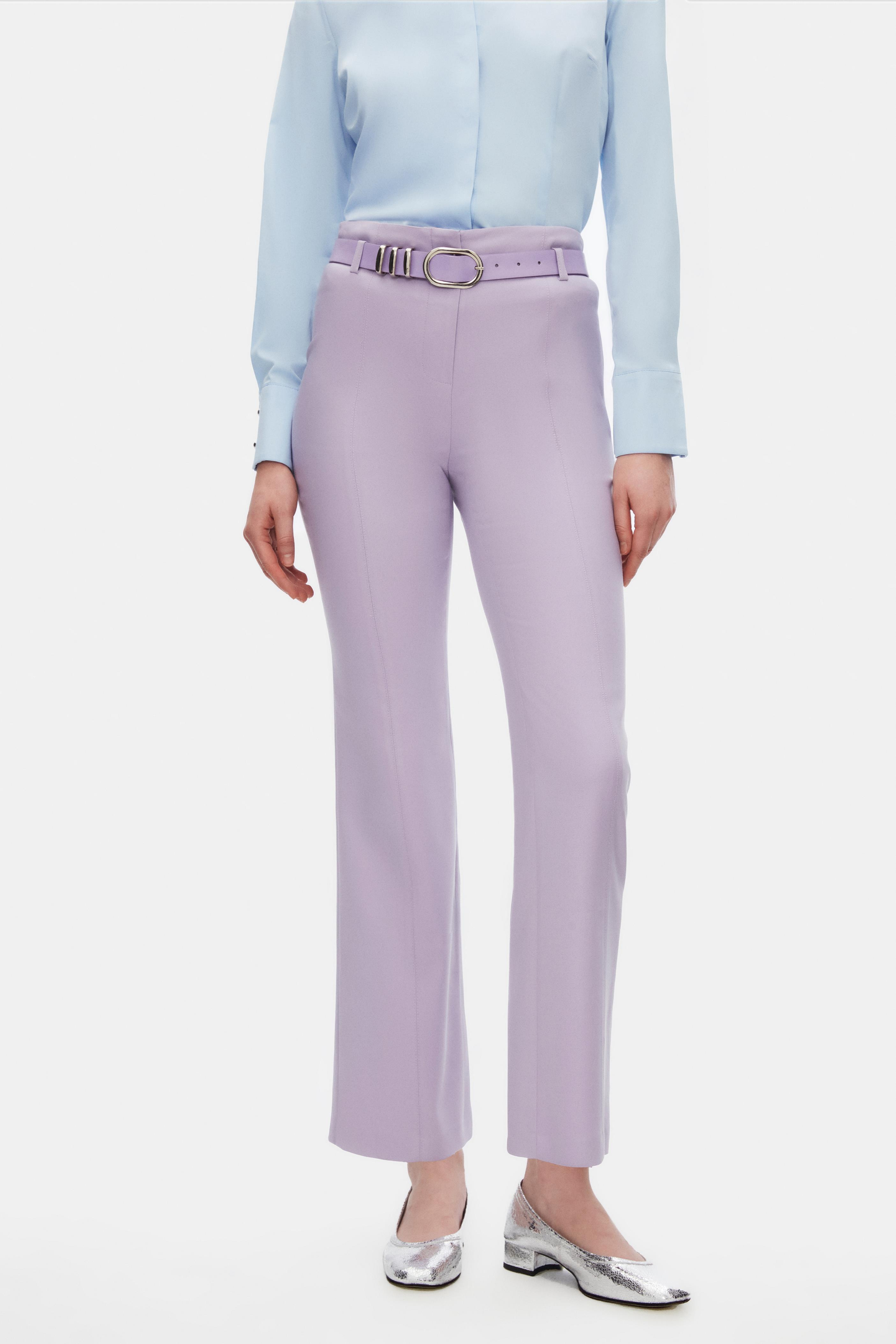 KEMERLİ FLARED PANTOLON