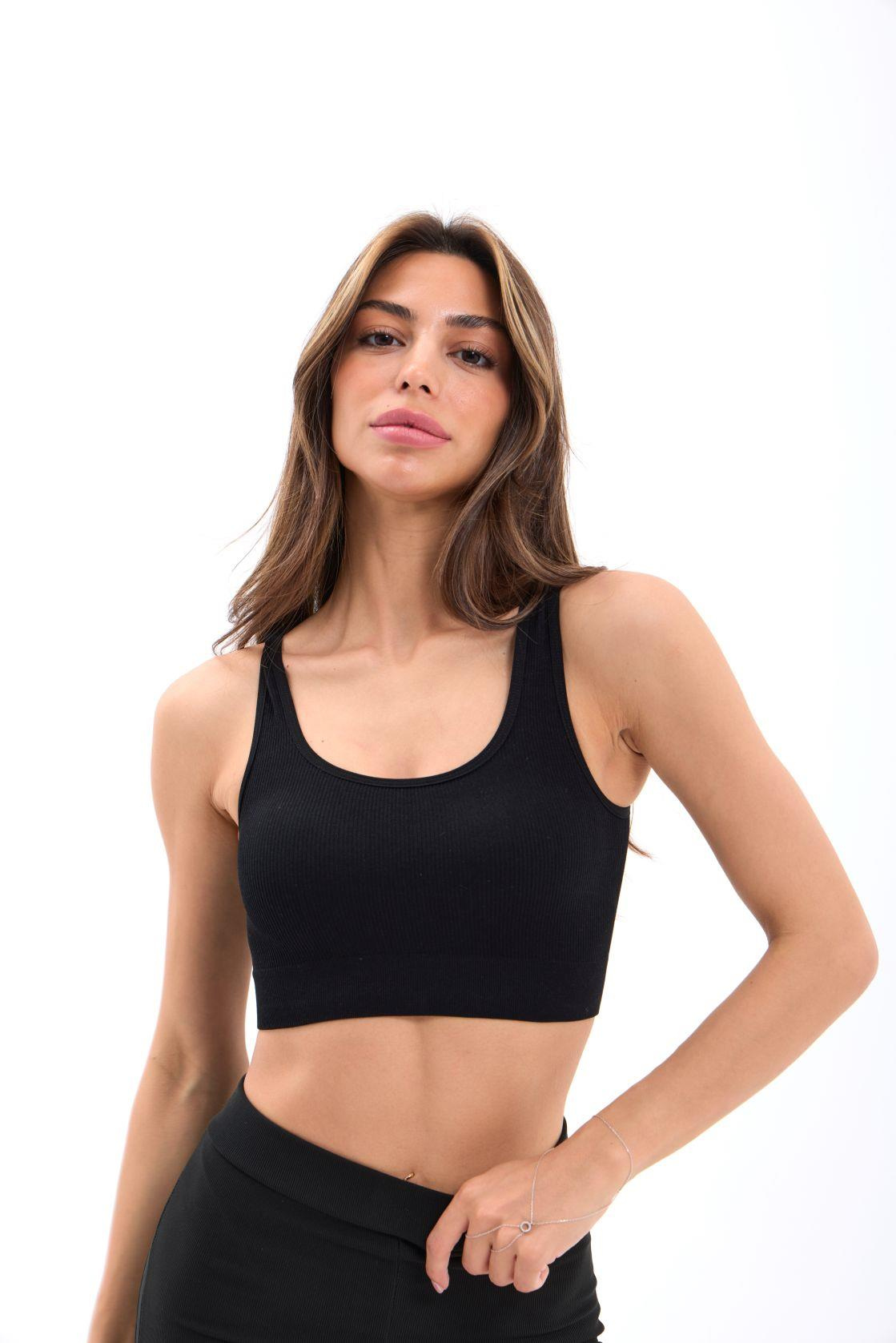 15537 RİPLİ BRA-SİYAH