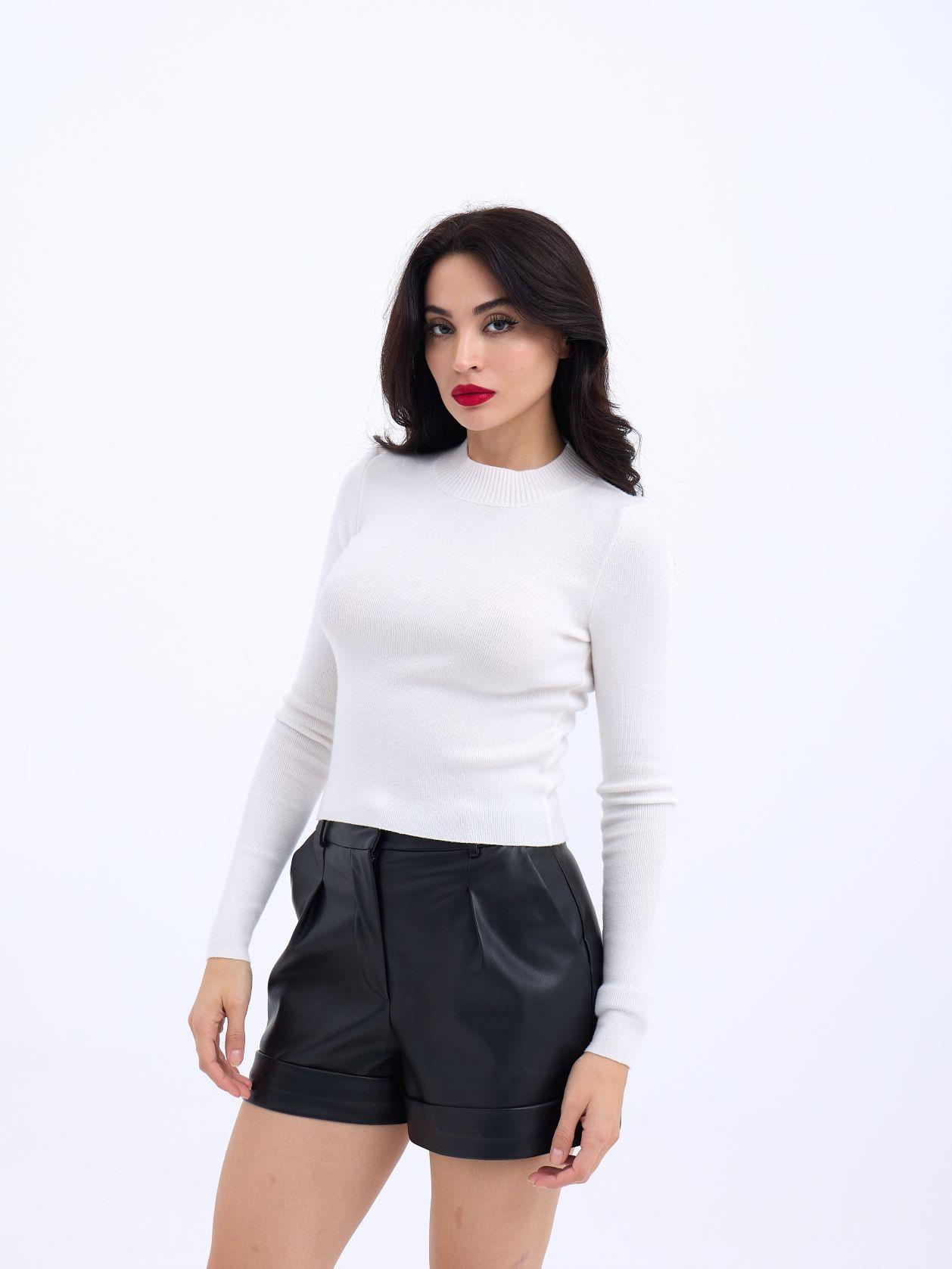 42201 TRİKO BASİC KAZAK-EKRU