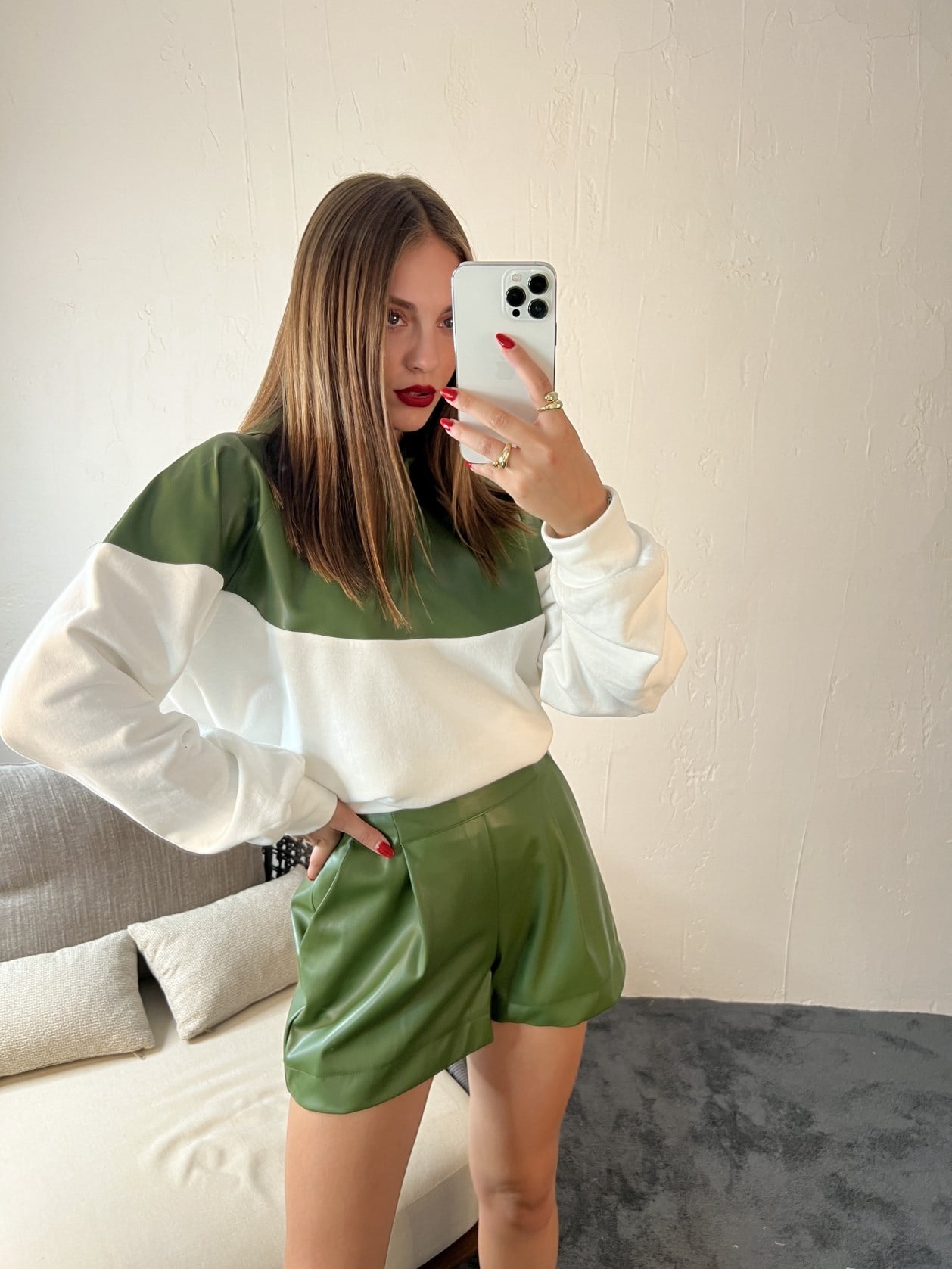 4383 SWEAT-YEŞİL