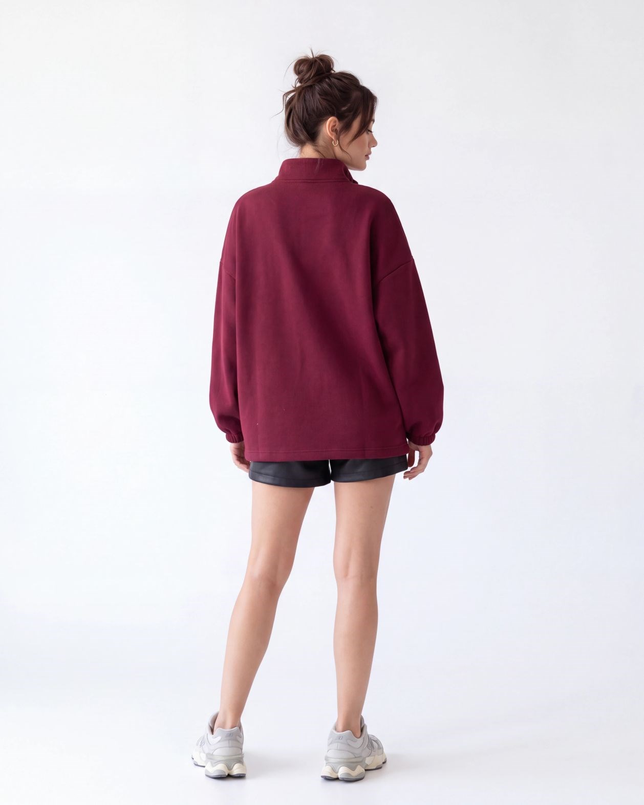 4987 SWEAT-BORDO