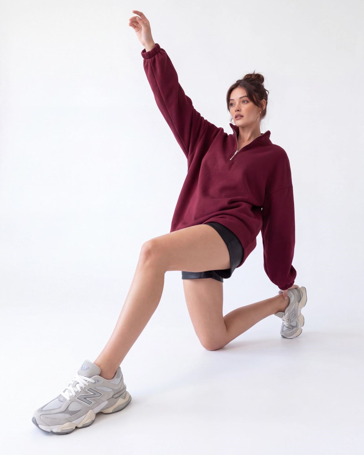 4987 SWEAT-BORDO