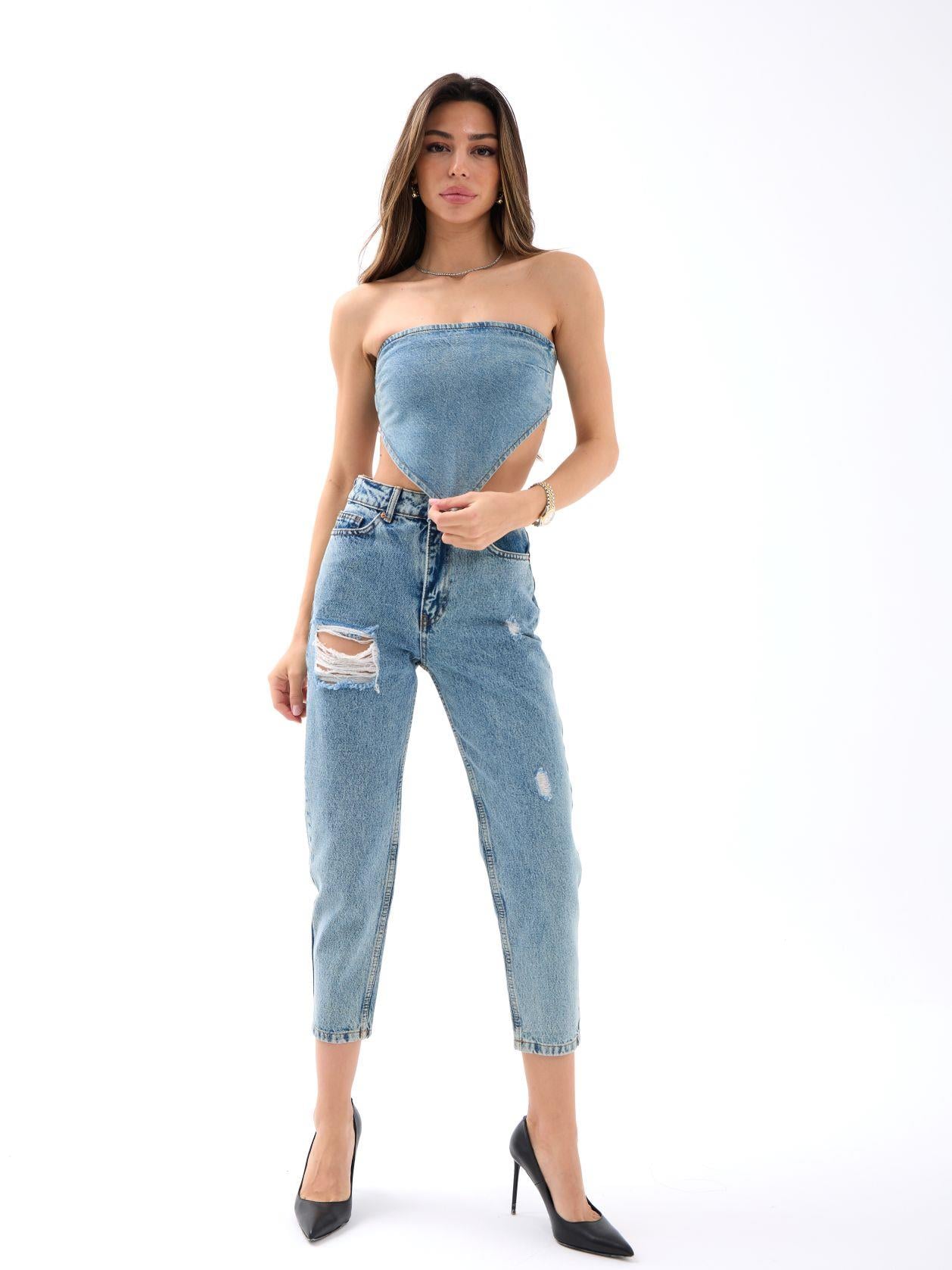 5778 DENİM CARROT FIT-MAVİ