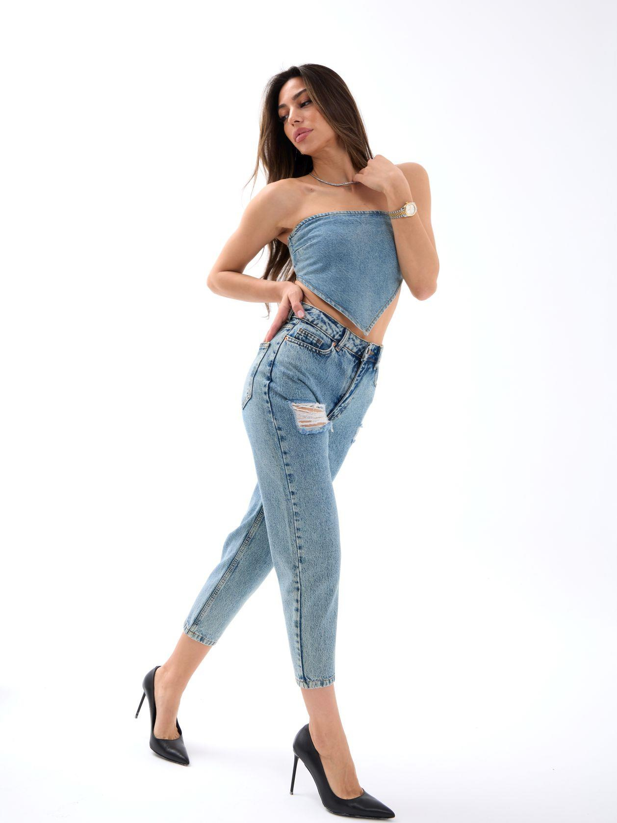 5778 DENİM CARROT FIT-MAVİ