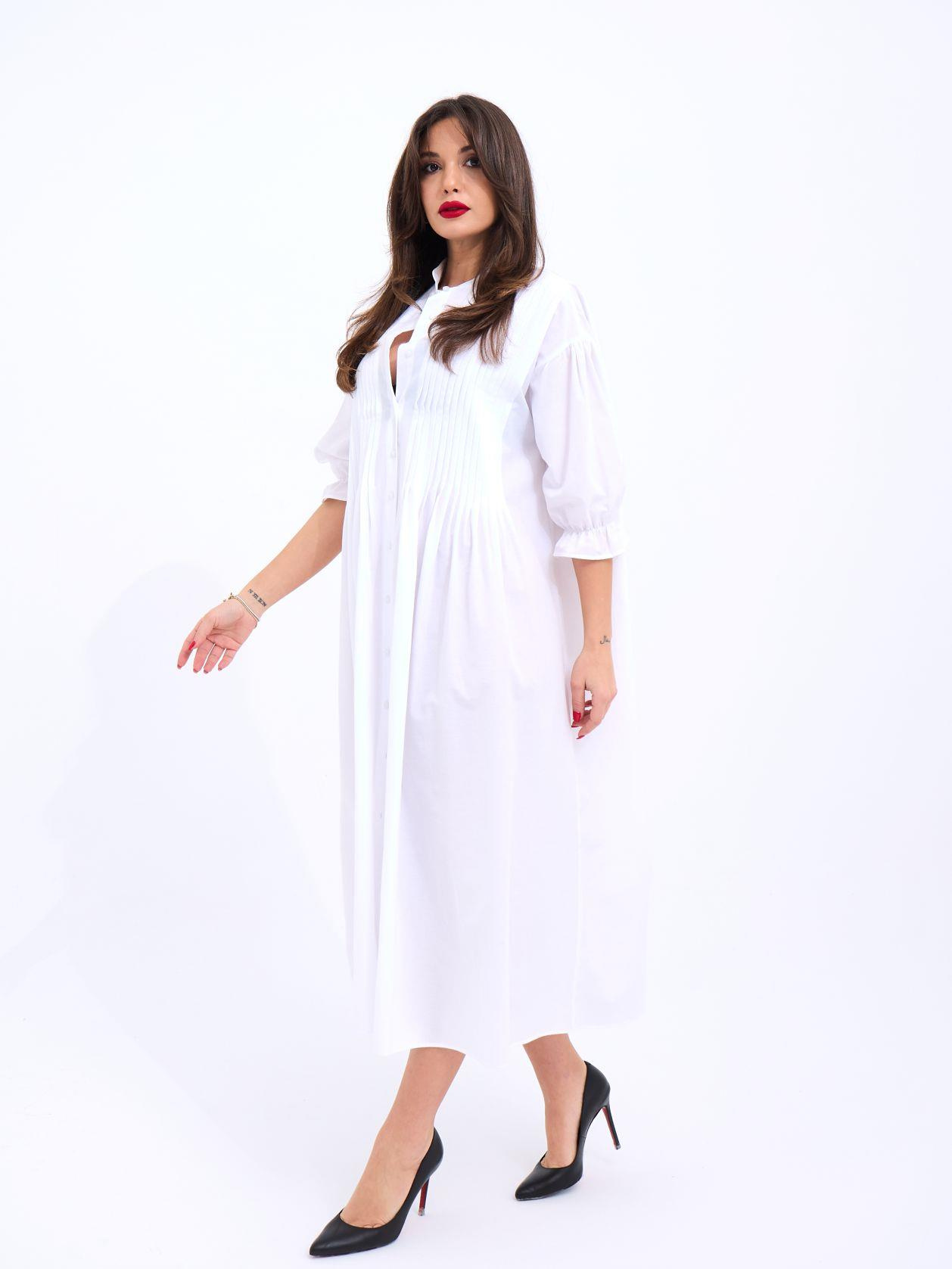 5865 ELBİSE-BEYAZ