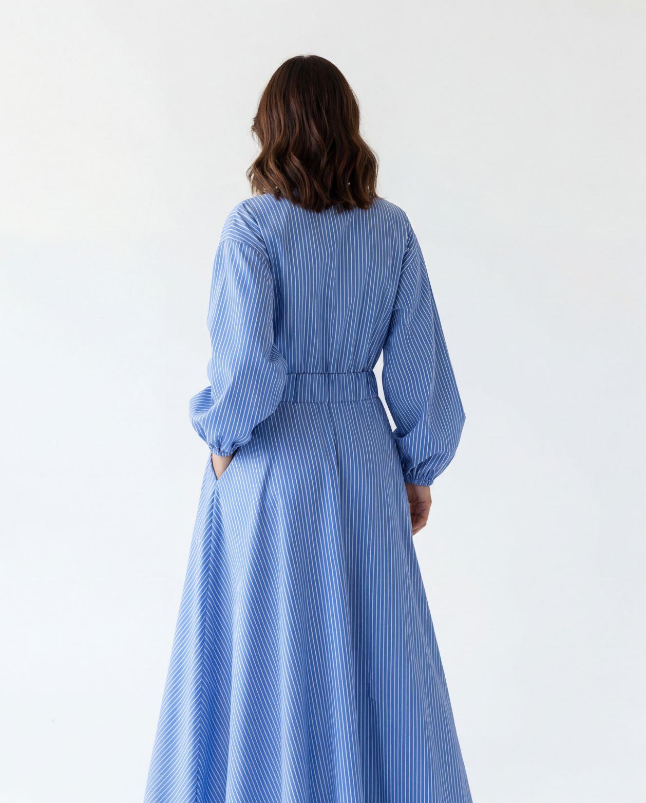 5903 ELBİSE-LUCCA ÇİZGİLİ