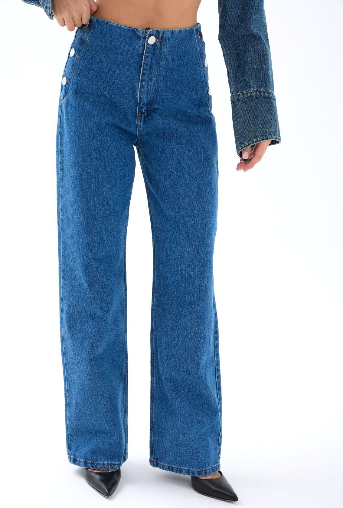 5997 KOT PANTOLON-MAVİ