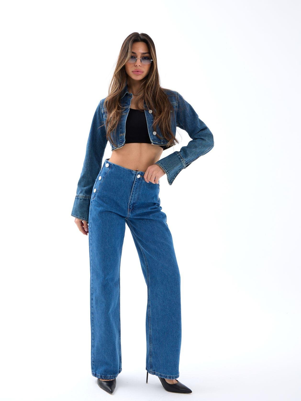 5997 KOT PANTOLON-MAVİ