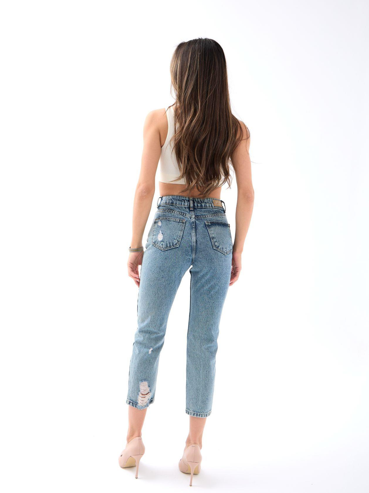 5998 KOT PANTOLON-MAVİ
