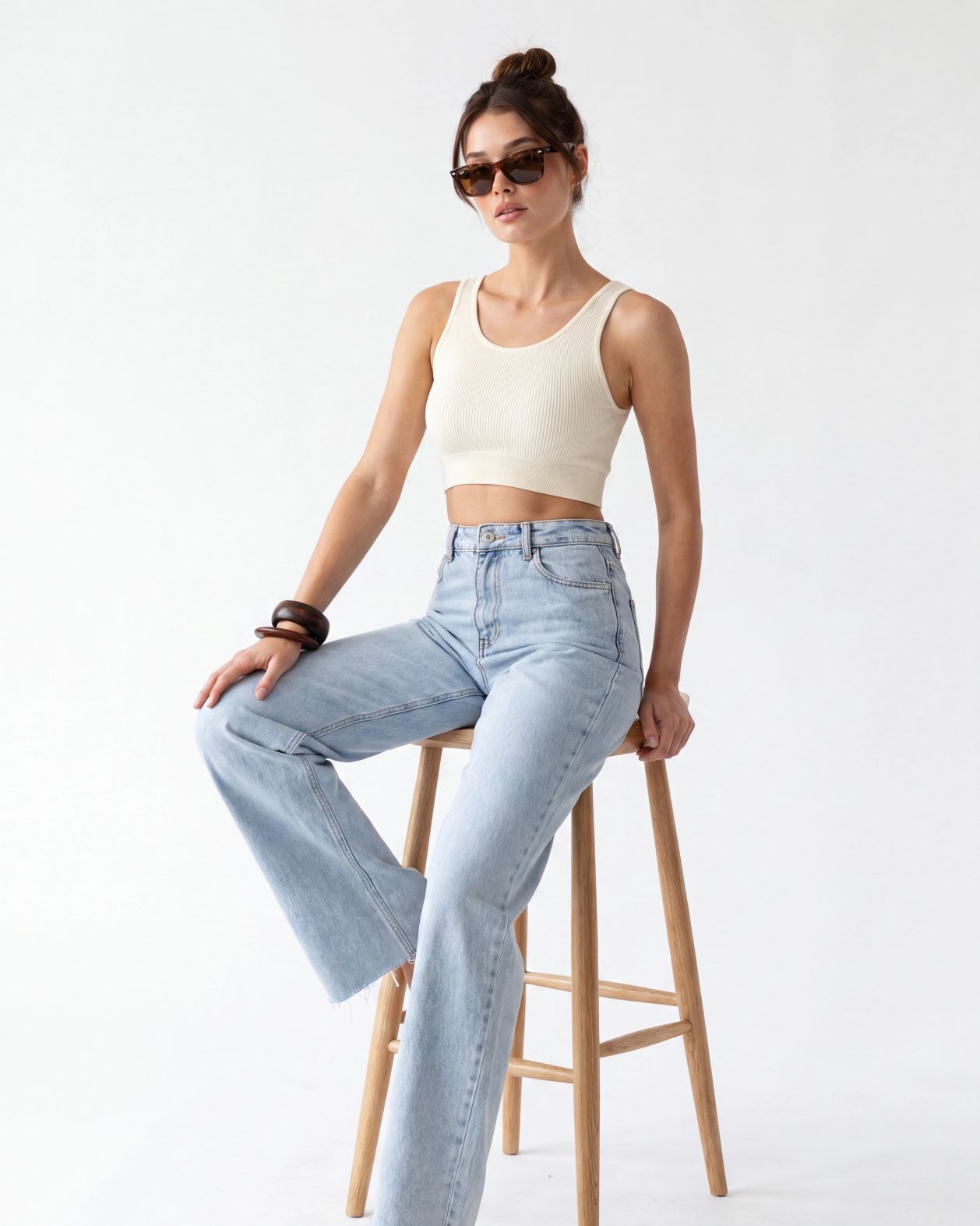 6024 DENİM TALL FLARE-MAVİ