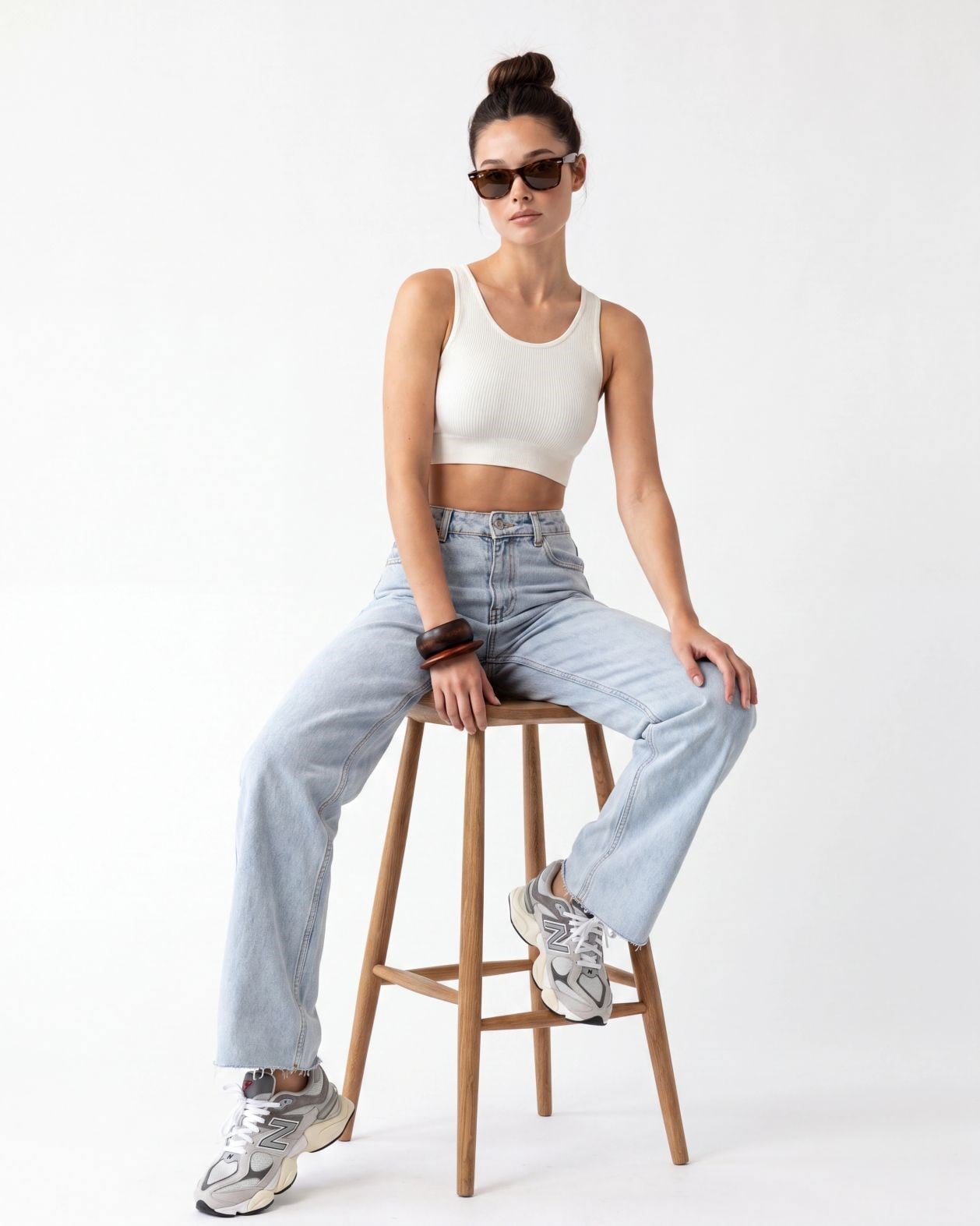 6024 DENİM TALL FLARE-MAVİ