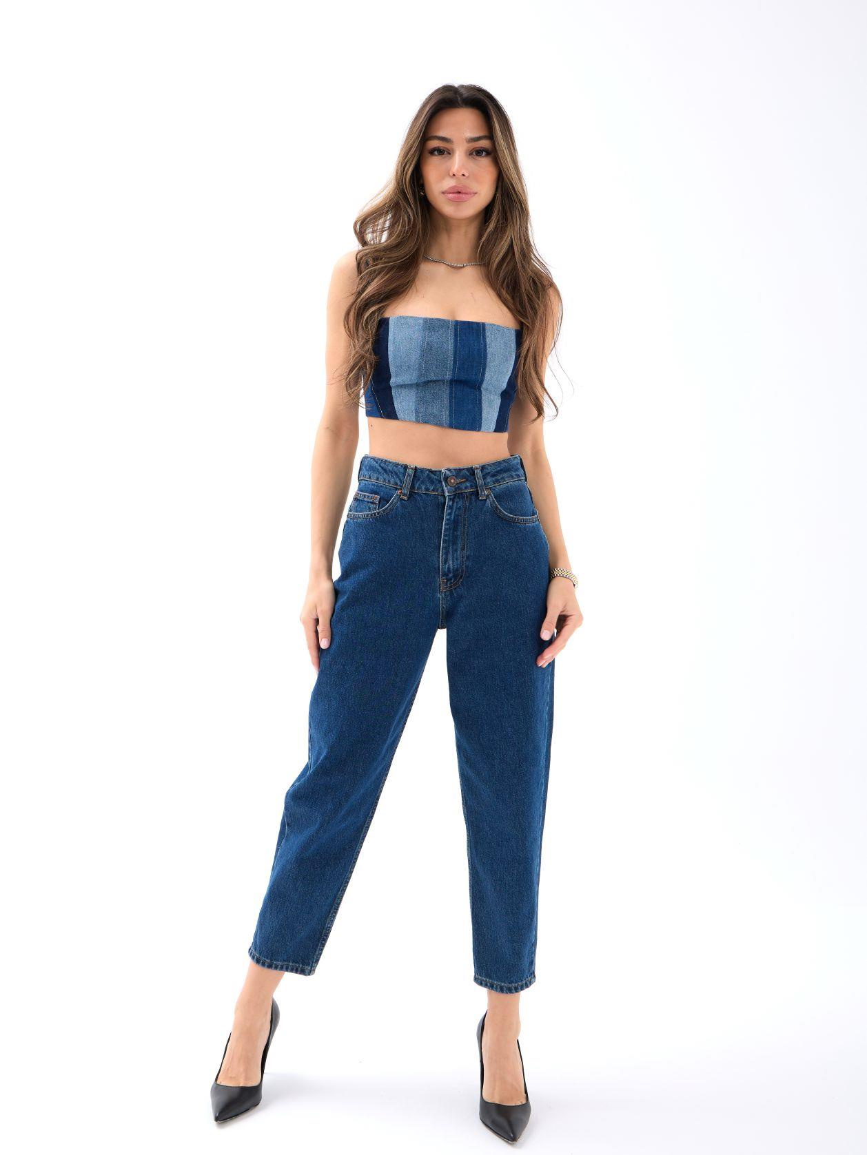6036 DENİM CARROT FIT-KOYU MAVİ