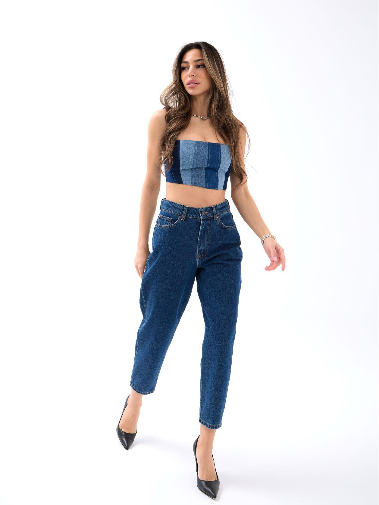 6036 DENİM CARROT FIT-KOYU MAVİ
