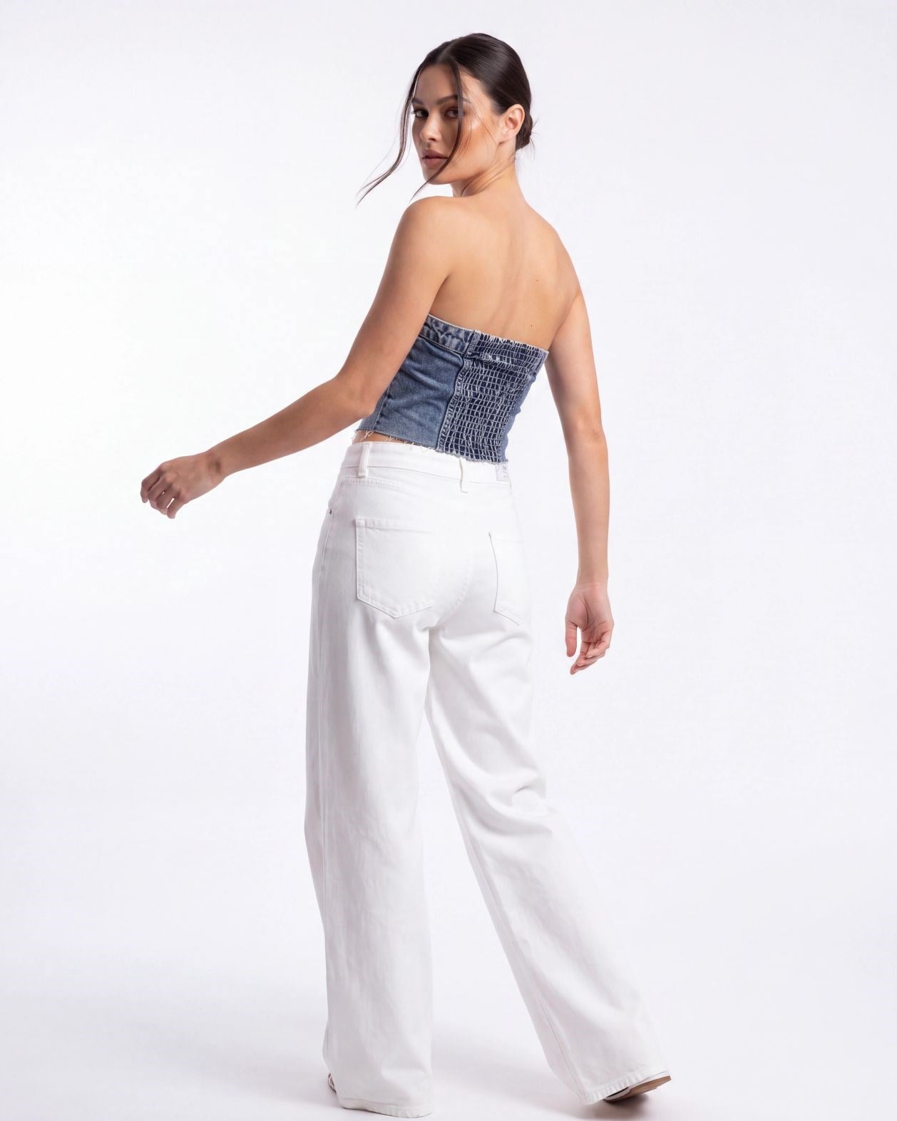 6285 DENİM BLOUSEBlue