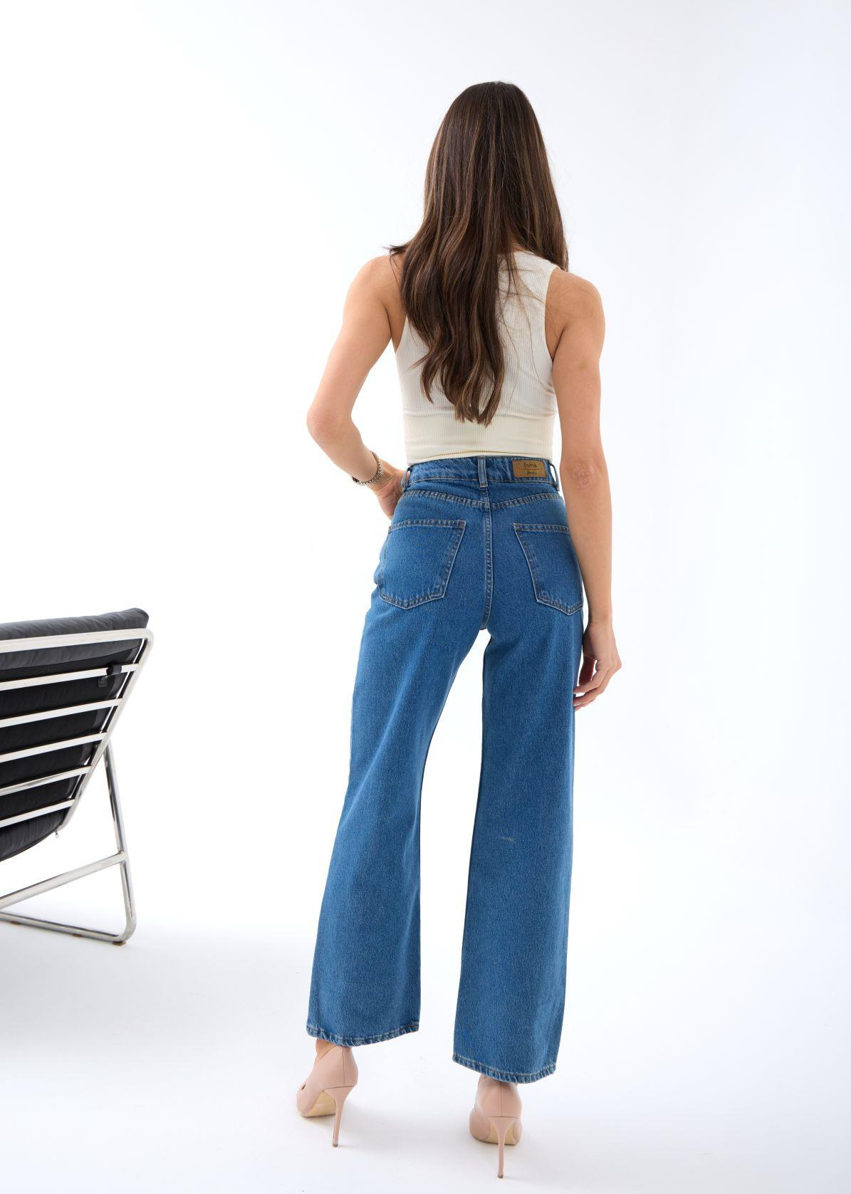 6288 KOT PANTOLON-MAVİ