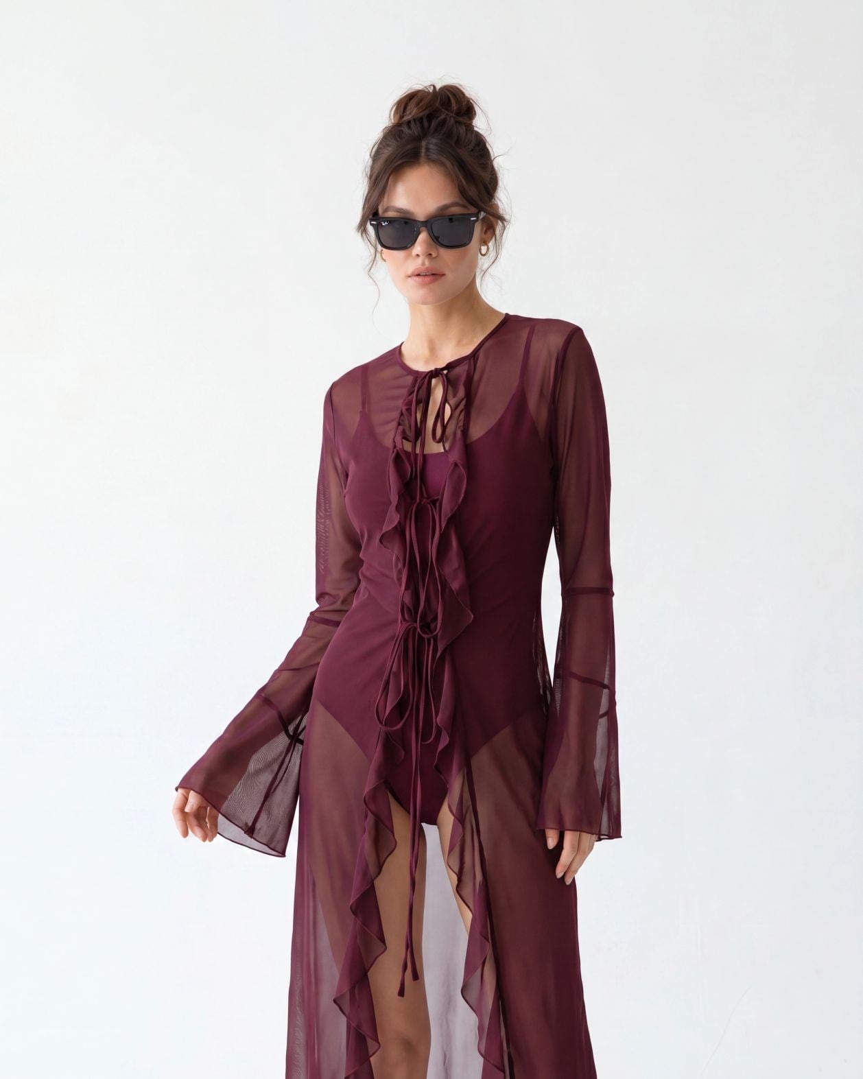 6465 KİMONO-BORDO