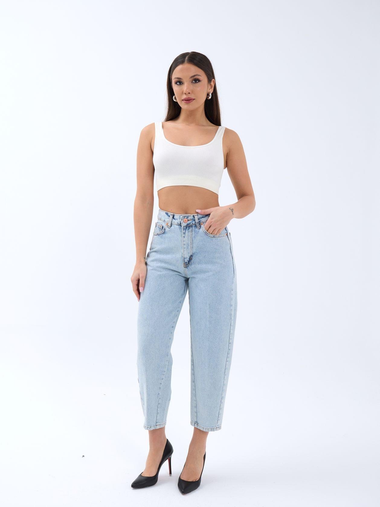 6520 DENİM BALLOON FIT-MAVİ