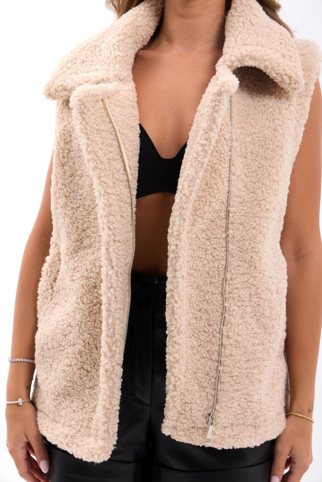 6719 TEDDY WAISTCOATBeige