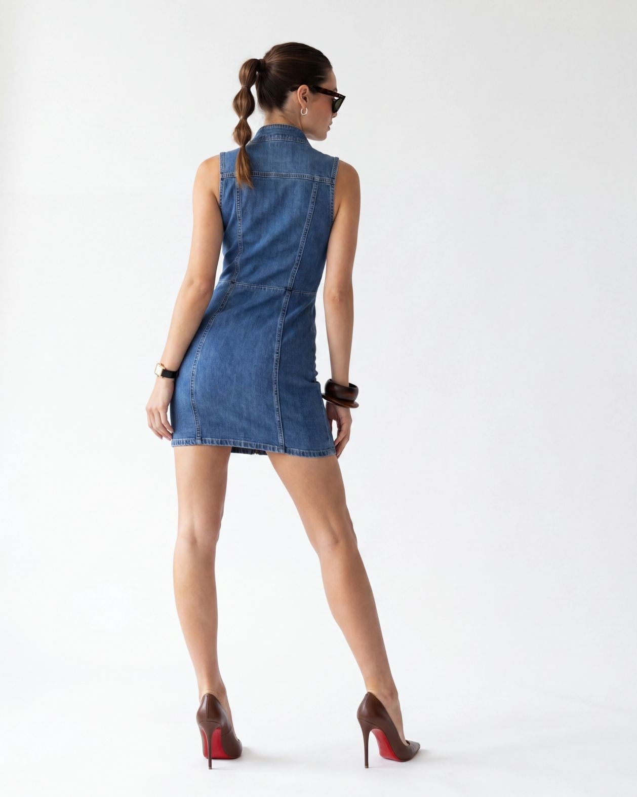 6825 KOT ELBİSE-MAVİ