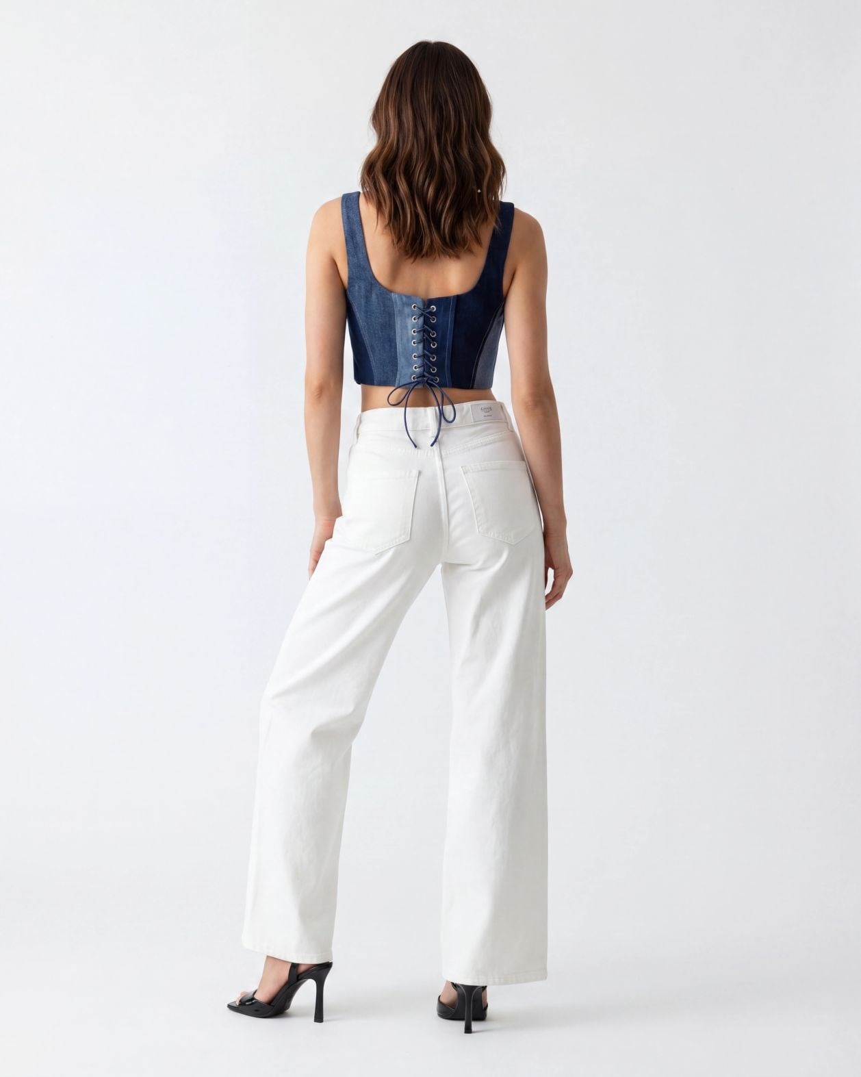 6890 DENİM CROPBlue