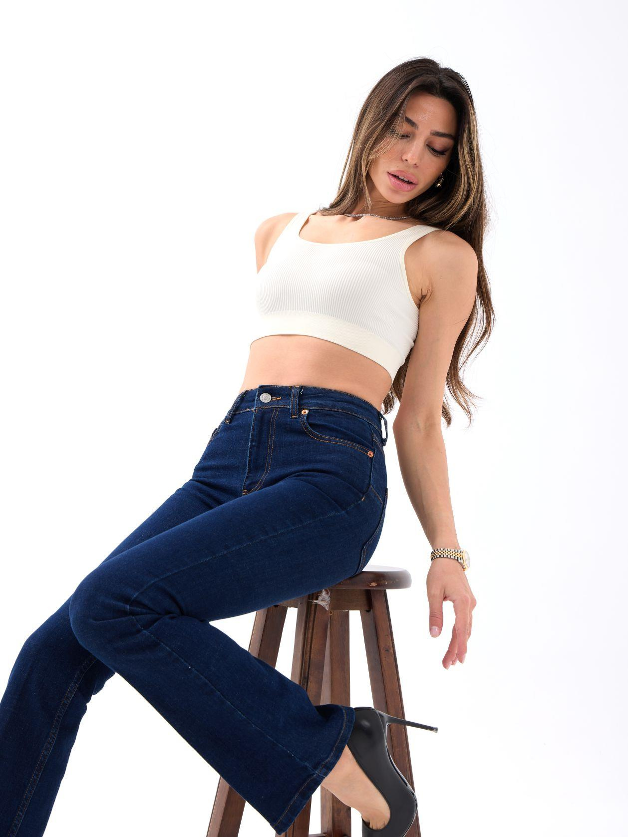 6895 FLARE DENİM-KOYU MAVİ