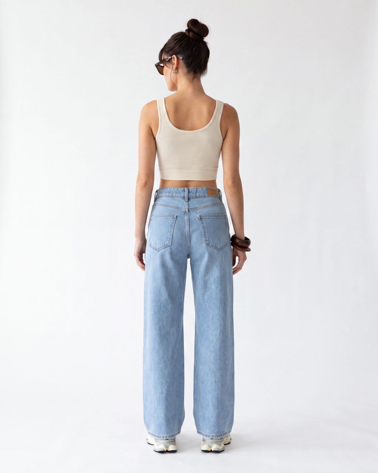 7044 KOT PANTOLON-MAVİ