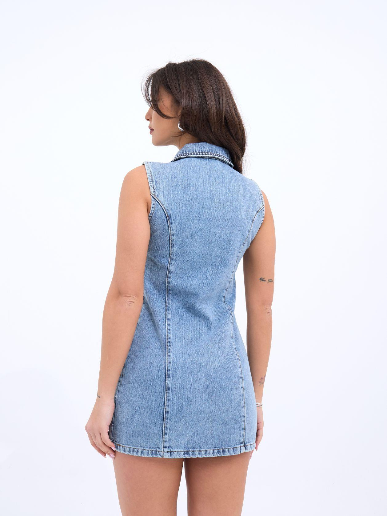 7117 KOT YELEK-MAVİ