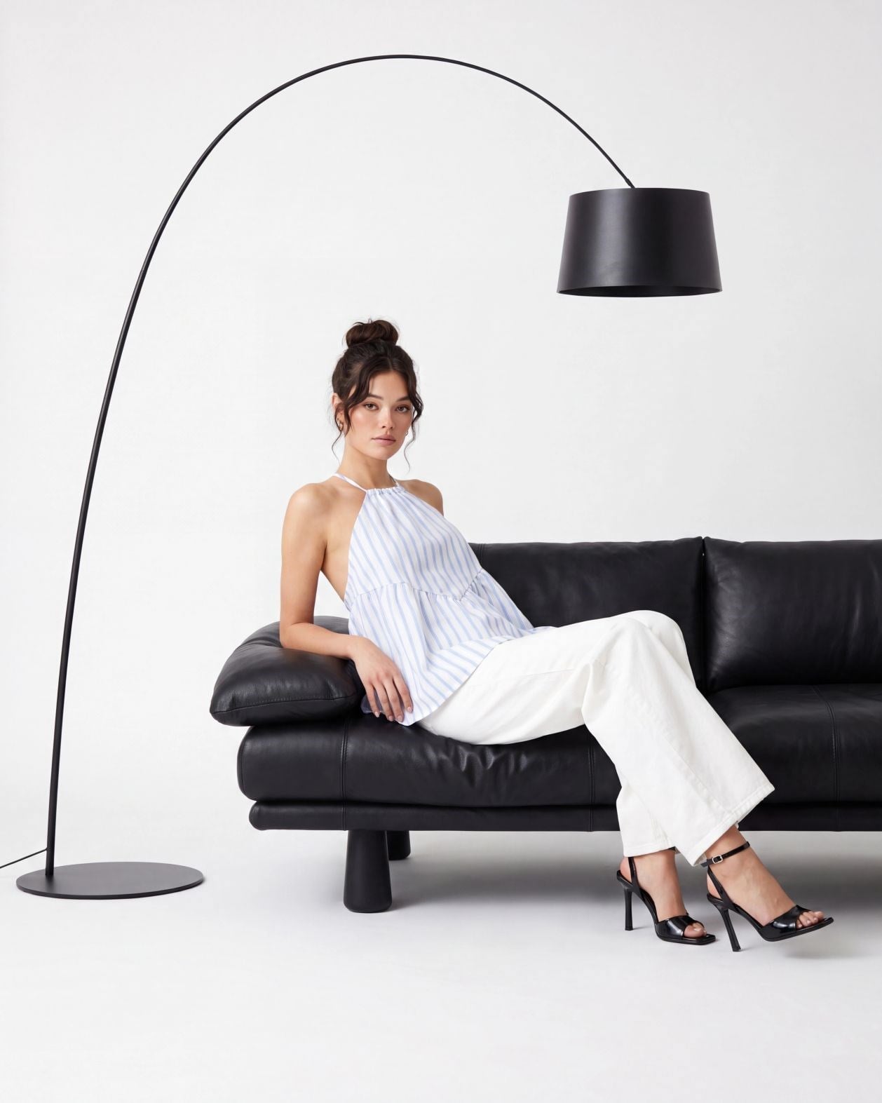 7139 BLUZ-LOS ANGELES ÇİZGİLİ