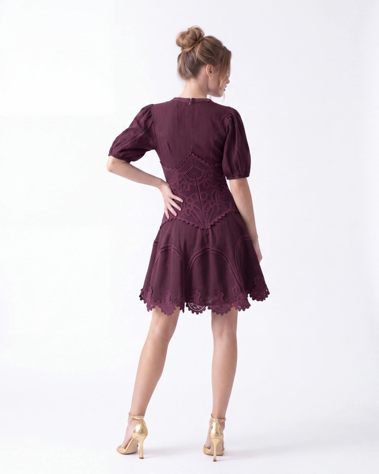 7149 ELBİSE-BORDO