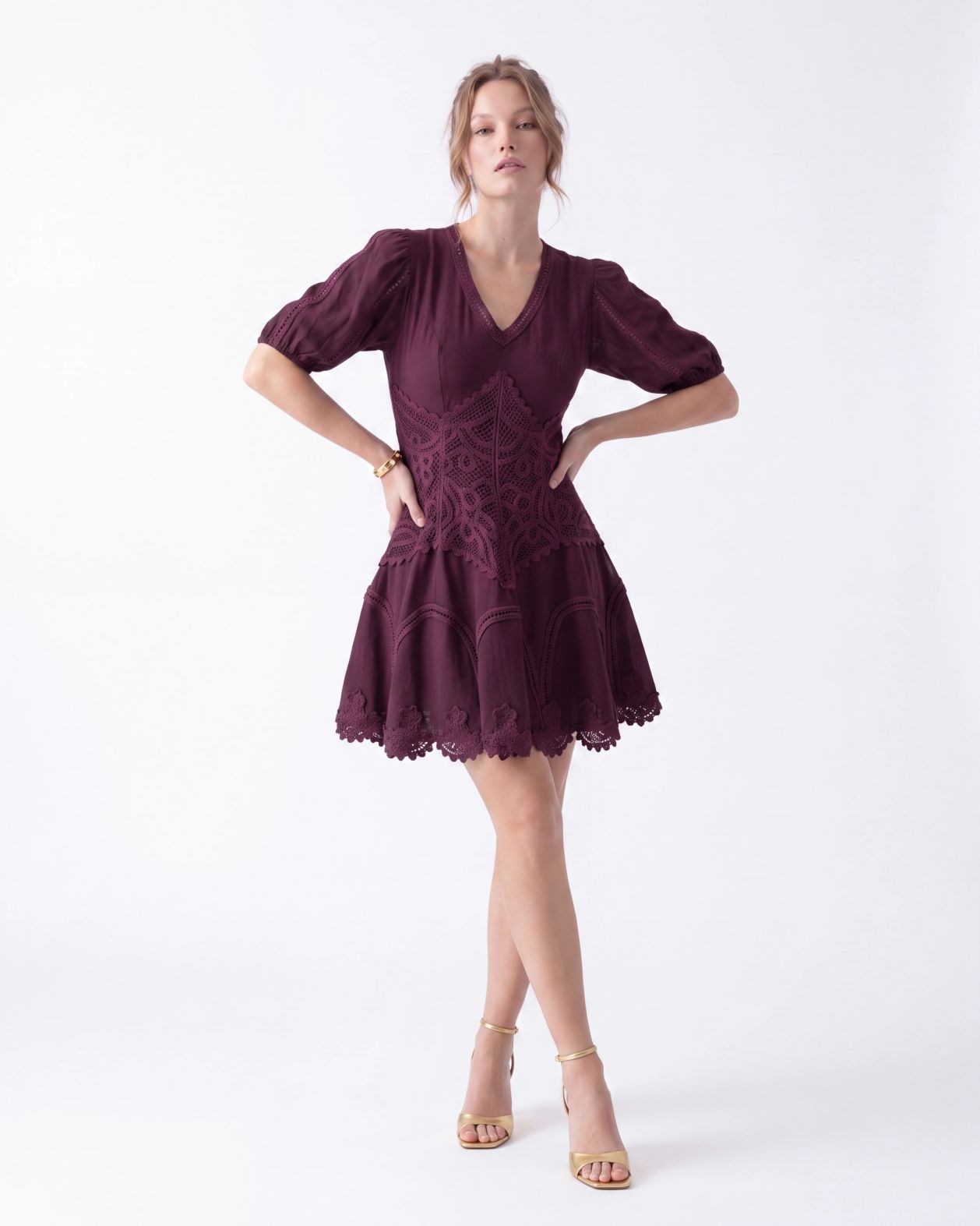 7149 ELBİSE-BORDO