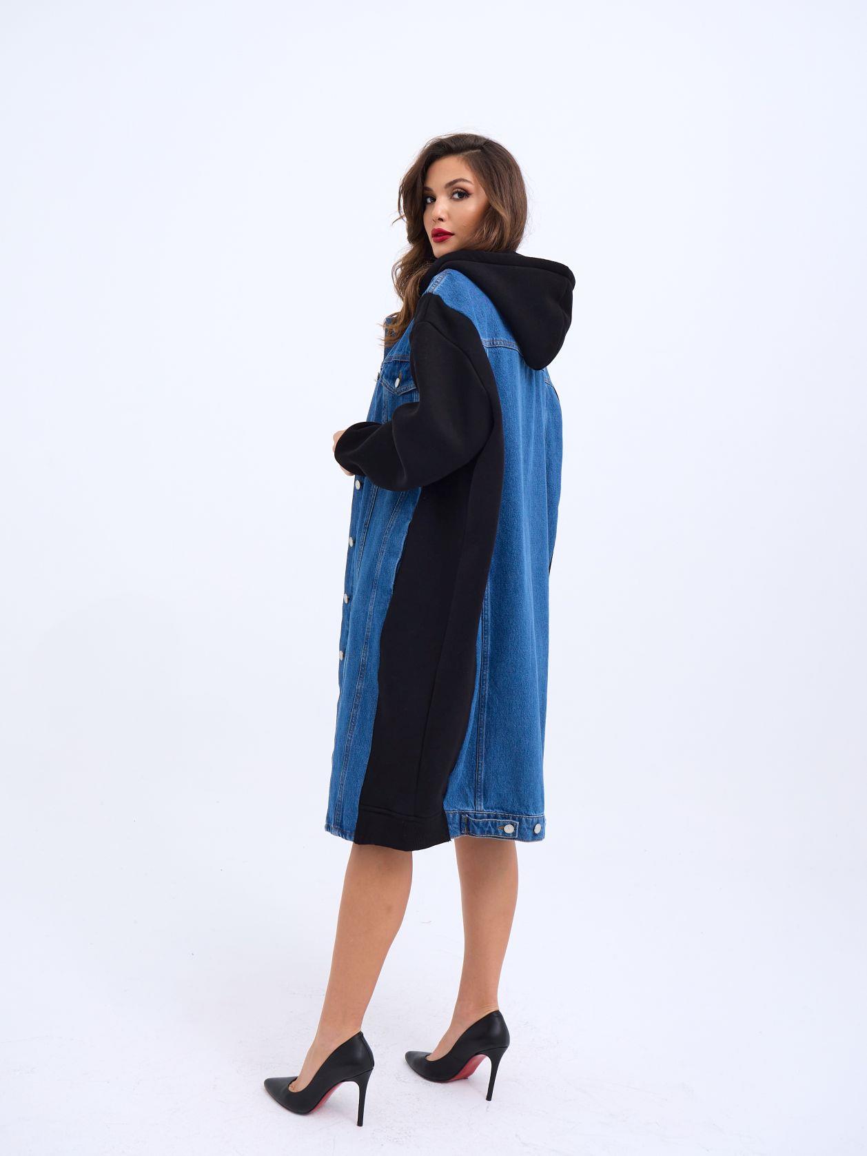 7188 UZUN KOT CEKET-SİYAH