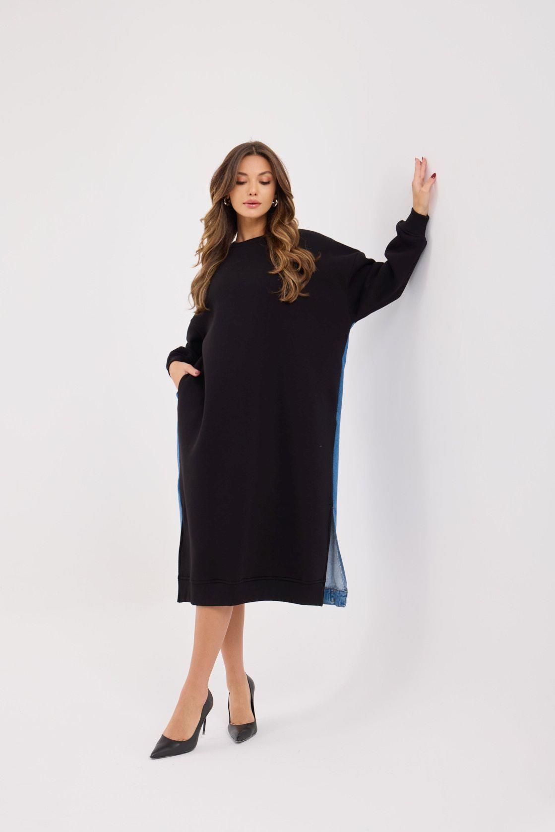 7194 LONG SWEATBlack