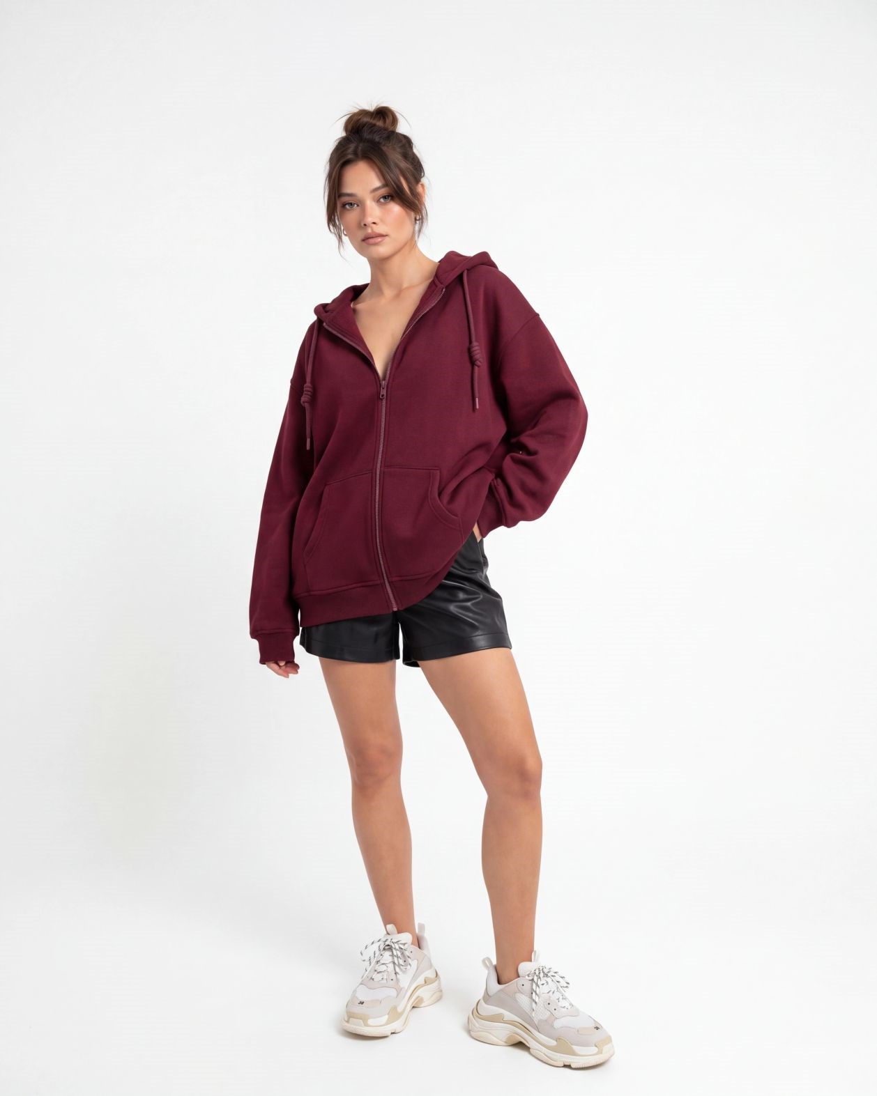 7220 SWEAT-BORDO