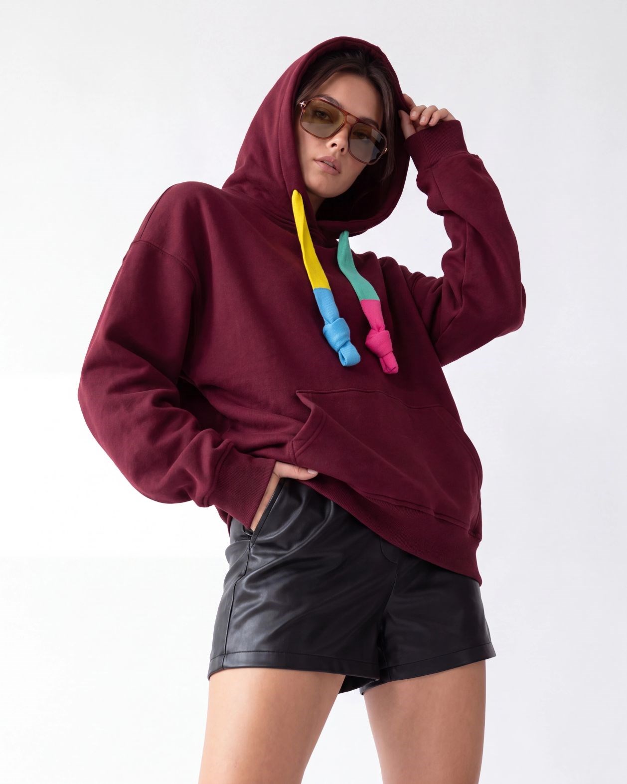 7257 SWEAT-BORDO