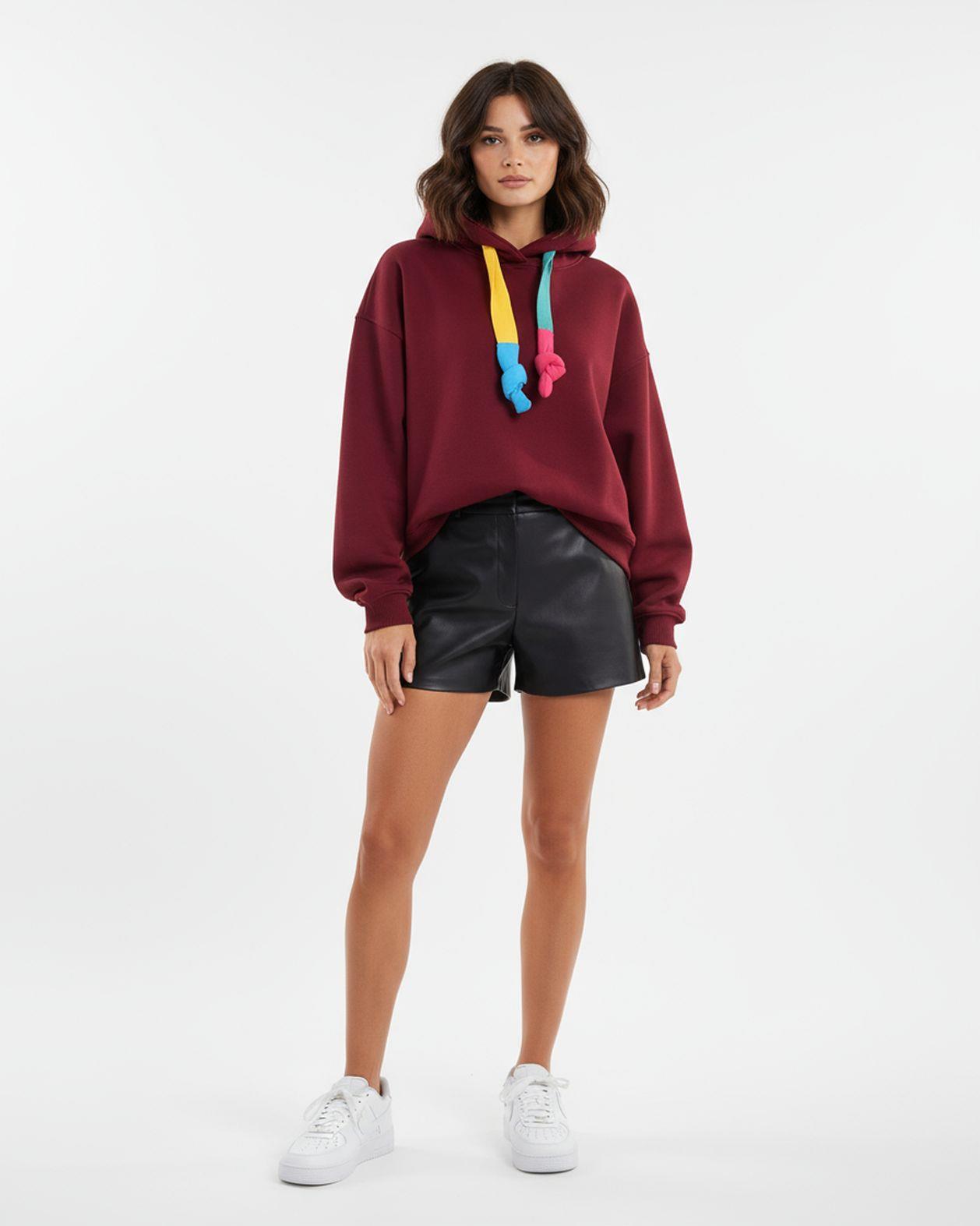 7257 SWEAT-BORDO