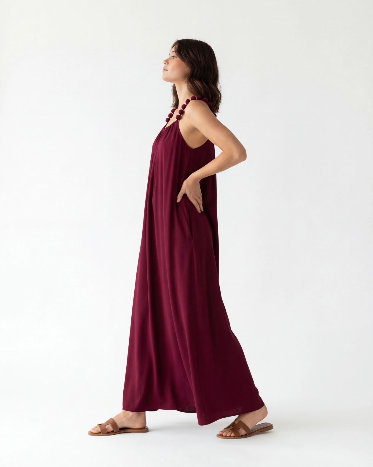 7321 ELBİSE-BORDO
