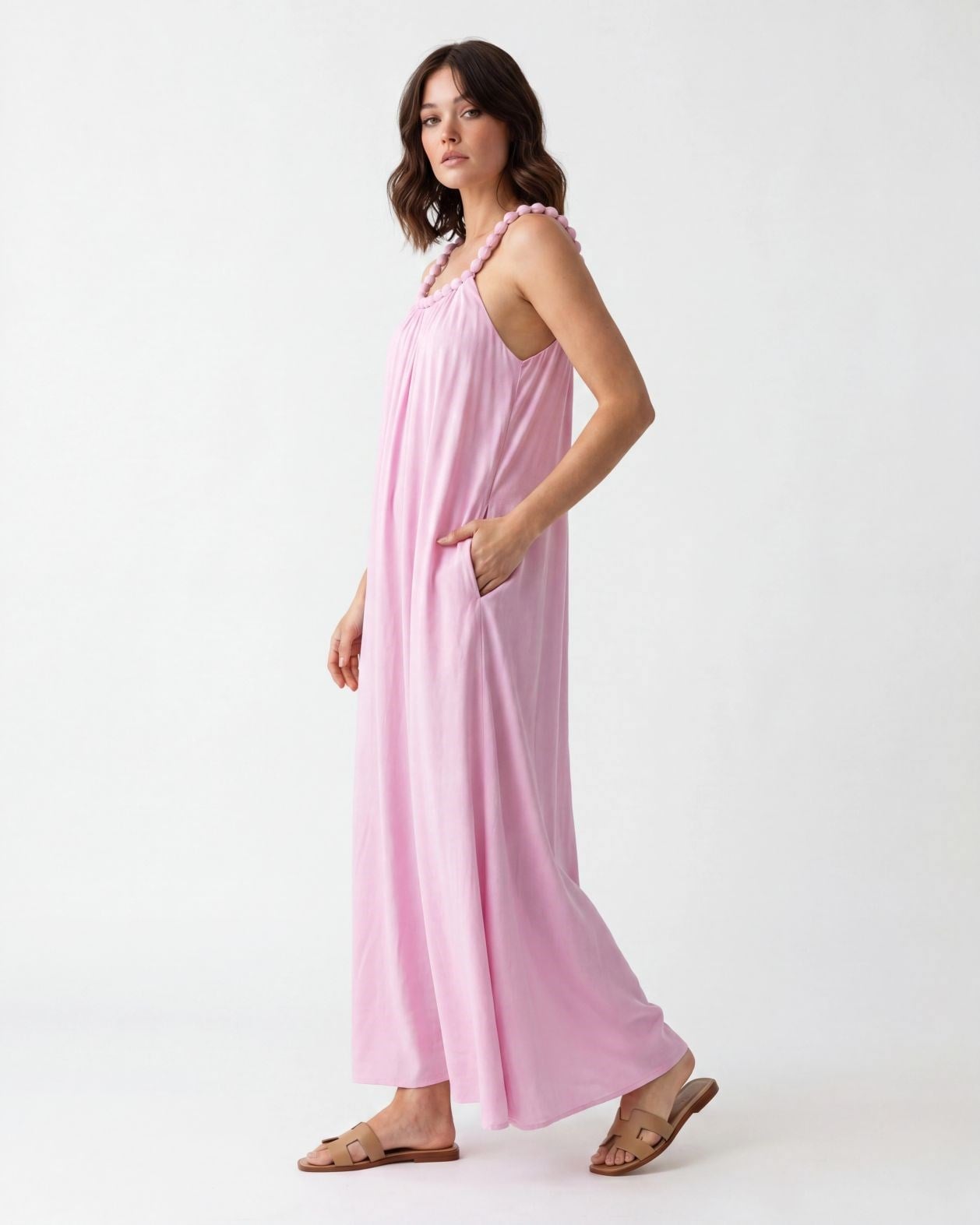 7321 ELBİSE-PEMBE
