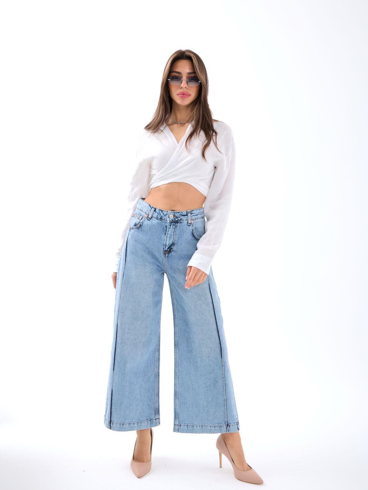 7356 KOT PANTOLON-MAVİ