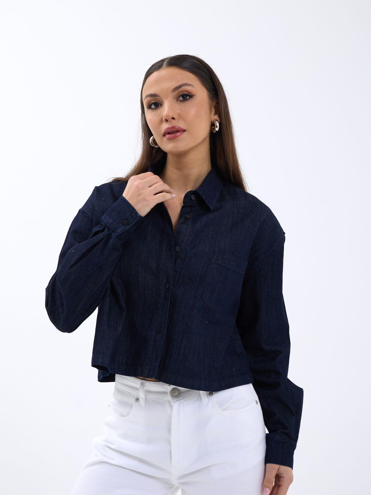 7362 KOT GÖMLEK-LACİVERT