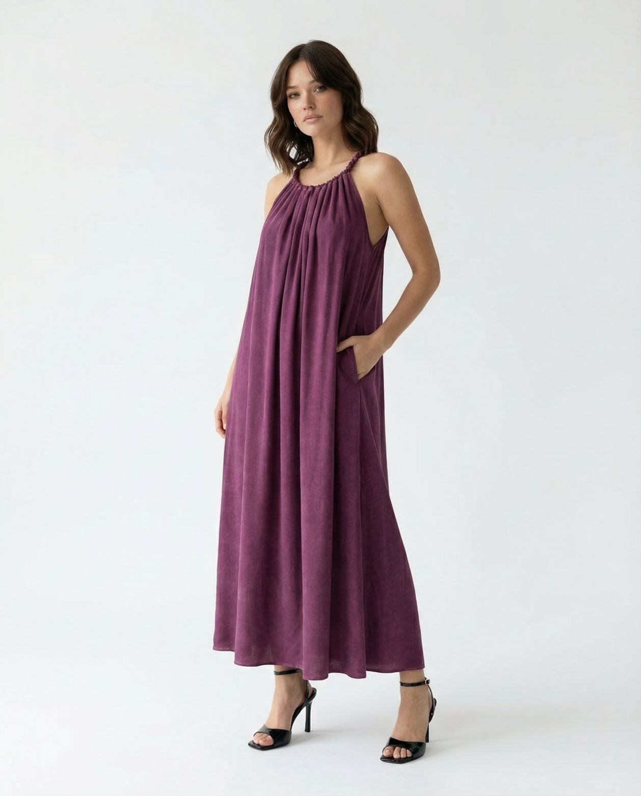 7387 ELBİSE-BORDO